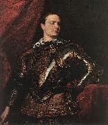 DYCK, Sir Anthony Van Portrait of a Young General dfgj oil on canvas